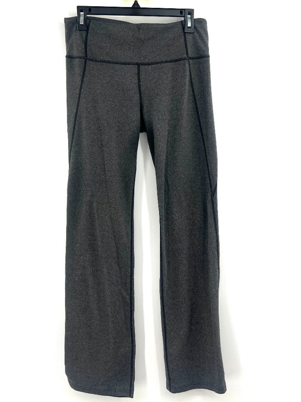 Athleta Dark Gray Flare Leg Pants Women's Large Tall